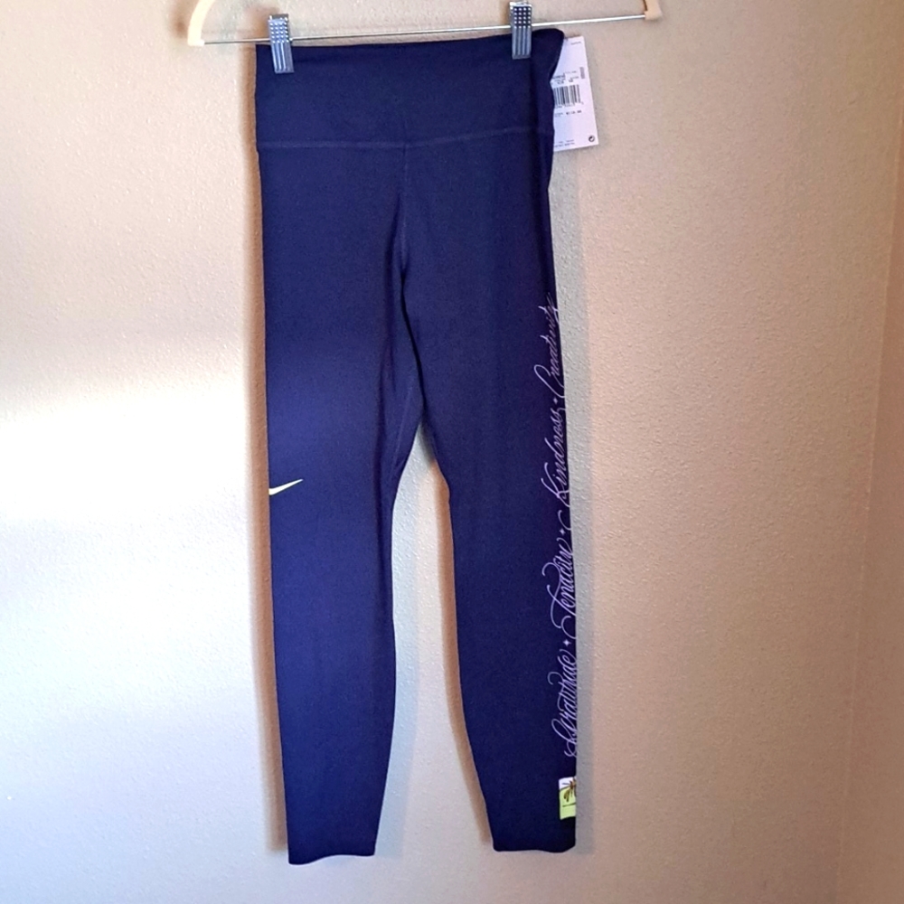 NWT Women's Nike One Luxe Gratitude Kindness Creativity Leggins Size XS